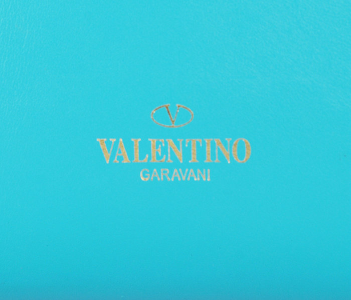 2014 Valentino Garavani Rockstud Double Handle Bag VG2501 lightblue - Click Image to Close